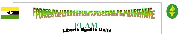 33° anniversaire des Forces de Libération Africaines de Mauritanie