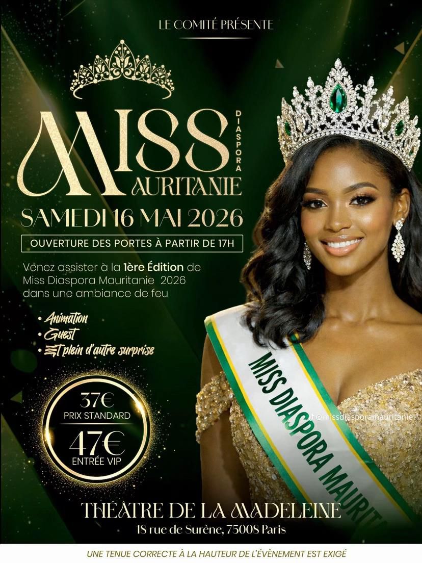 Miss Diaspora Mauritanie – Première Édition