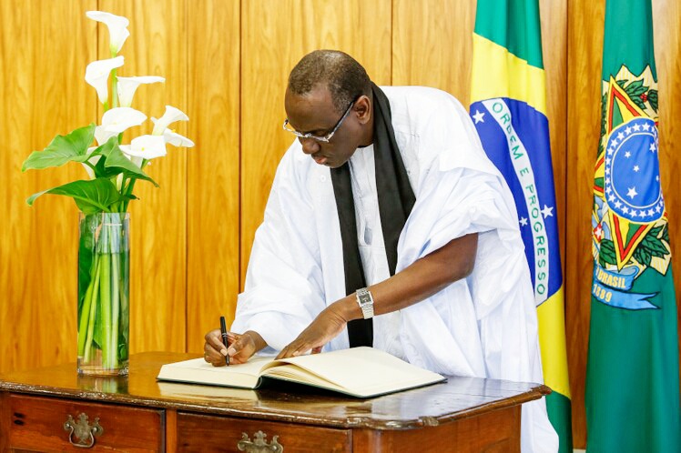 Diplomatie : l'Ambassadeur Wagne Abdoulaye Idrissa a présenté ses  lettres de créances au  président par intérim de la République Fédérative du Brésil
