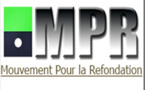 M.P.R : Communiqué de condoléances
