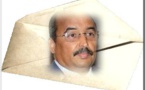 Lettre à Son excellence Monsieur le Président de la République Islamique de Mauritanie