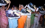 Nouadhibou : Manifestation pour le retour et la candidature de Taya