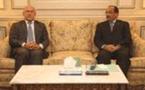 Le président de la république reçoit le président du groupe parlementaire d'amitié France-Mauritanie à l'assemblée nationale française