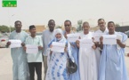 Journalistes en sit-in de protestation
