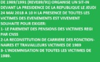 APPEL A UN SIT-IN DEVANT LA PRÉSIDENCE DE LA RÉPUBLIQUE