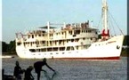 Le bateau sénégalais 'Ibn El Moughdad' à Rosso Mauritanie, après un demi-siècle d’absence.