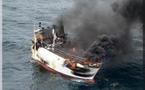 Incendie sur un bateau de pêche au large de Nouakchott