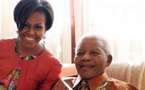 Quand Michelle Obama rencontre Nelson Mandela