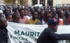 Manifestation à Paris le 24 juillet 2011 des forces patriotiques et démocratiques mauritaniennes
