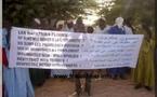 Manifestation d'anciens réfugiés en Mauritanie