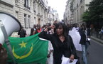  DECLARATION: des manifestants à Paris pour la libération de Biram ould Abeid
