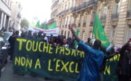 SIT-IN DU  Jeudi 22 Mai 2014 A PARIS  devant le Métro Porte  Dauphine  Ligne 2