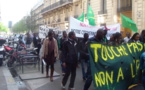 SIT-IN DU  Jeudi 21 Août  2014 A PARIS  devant le Métro Porte  Dauphine  Ligne 2