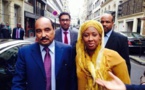 Le président Ould Abdel Aziz à son arrivée mardi à 8 heures à l'Ambassade de la RIM à Paris