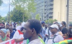 Paris : Manifestation  pour dénoncer la torture suivie de meurtre du jeune Oumar Diop à Nouakchott et de Mohamed Lamine Samba à Boghè