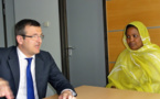 Mariem Cheikh, membre du Bureau exécutif de l’IRA, termine sa tournée européenne au Parlement européen.