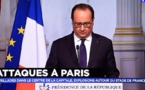 Attentats de Paris : Hollande annonce trois jours de deuil et convoque le Congrès