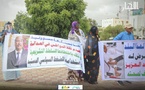 Manifestations sur la place de la Liberté exigeant la libération d'Ould Abdel Aziz