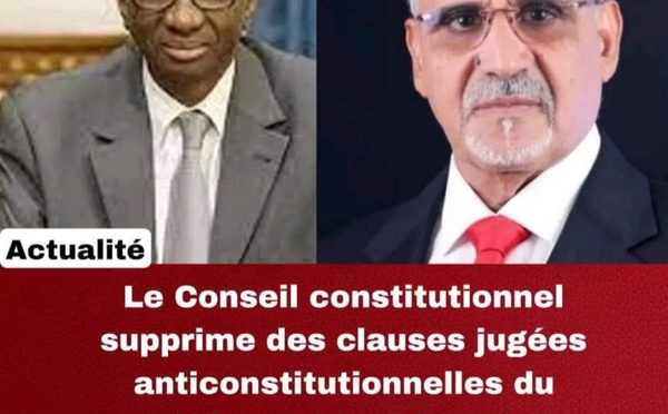 Le Conseil constitutionnel annule certains articles du règlement intérieur du Parlement pour « inconstitutionnalité »