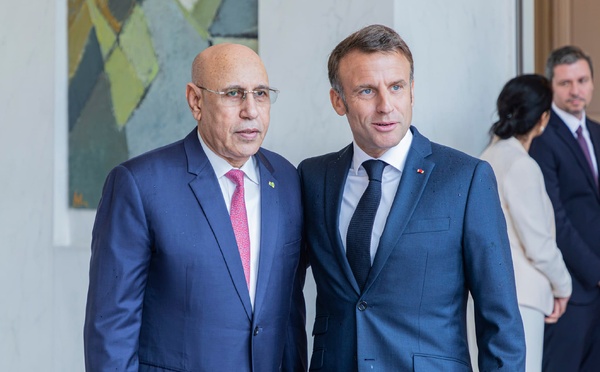 Ghazouani en France pour une visite d’État de plusieurs jours Ghazouani en France pour une visite d’État de plusieurs jours EMER