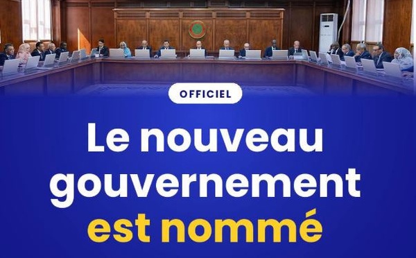 Gouvernement Ould Djay II : la nouvelle équipe dévoilée